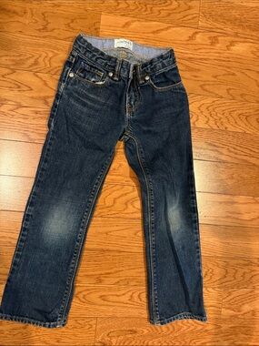 GAP Girls Dark Blue Straight-Leg Jeans